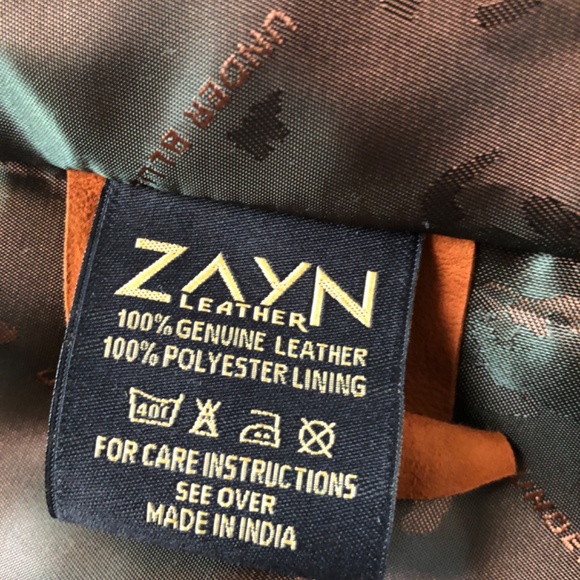 Zayn women’s genuine leather coat large - Picture 6 of 7